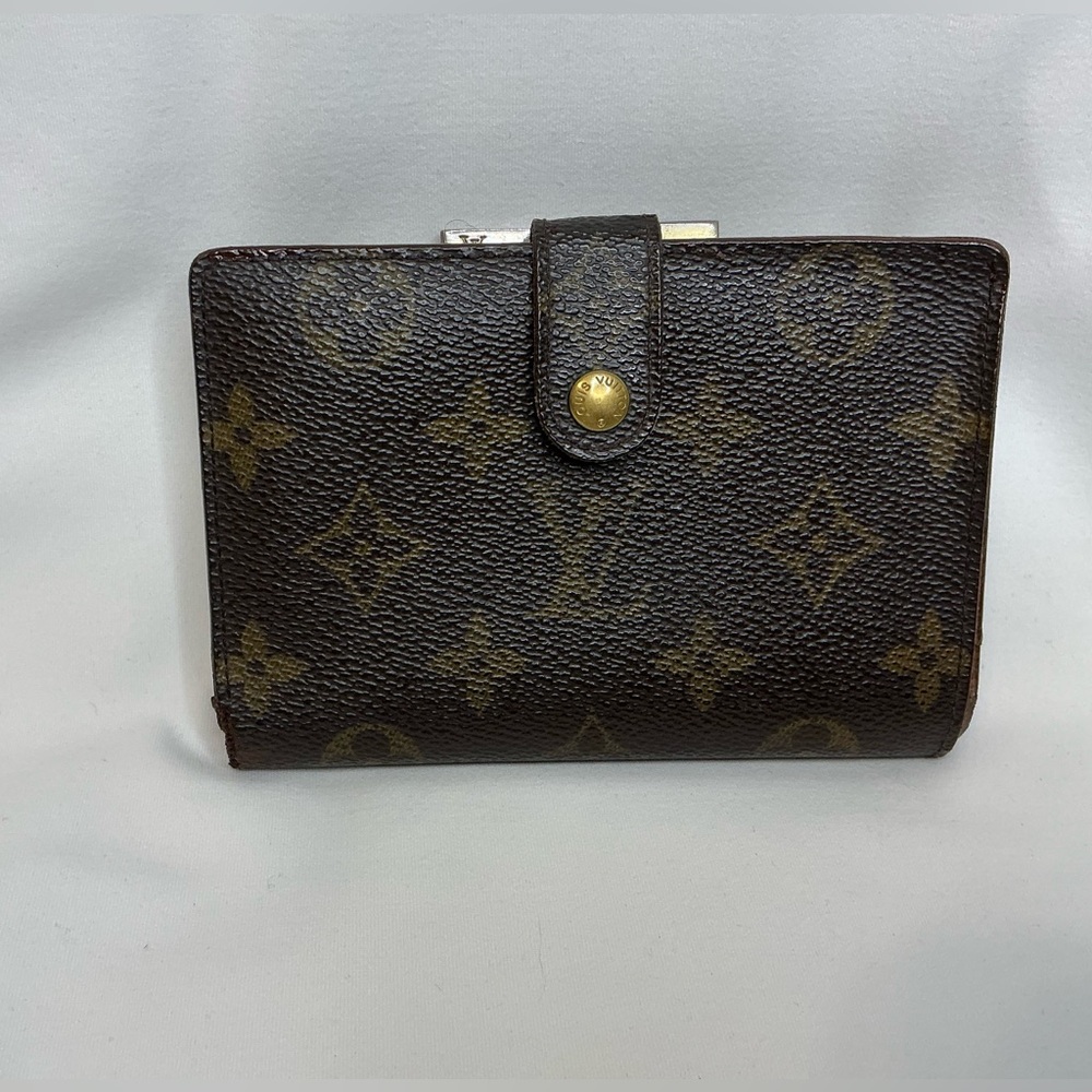 Vintage Louis Vuitton Monogram French Purse Wallet — Verified w/ Certificate